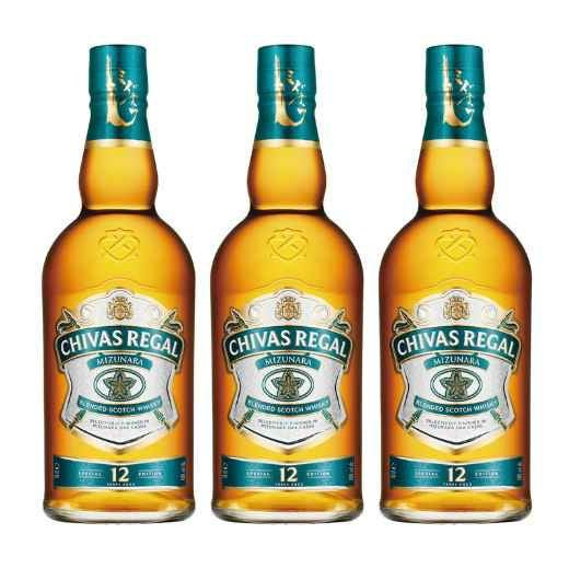 CHIVAS REGAL 12年 ミズナラ樽 700ml 新品未開封3本セット シーバスリーガルミズナラ12年3本セット | MALKS